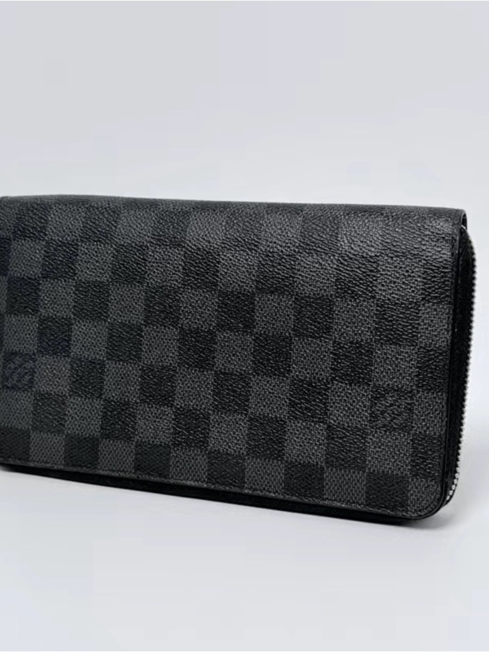 Louis Vuitton Black  Zip long Wallet